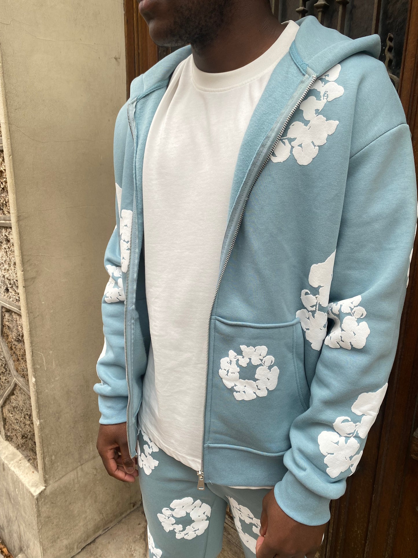 Ensemble bleu Flowers