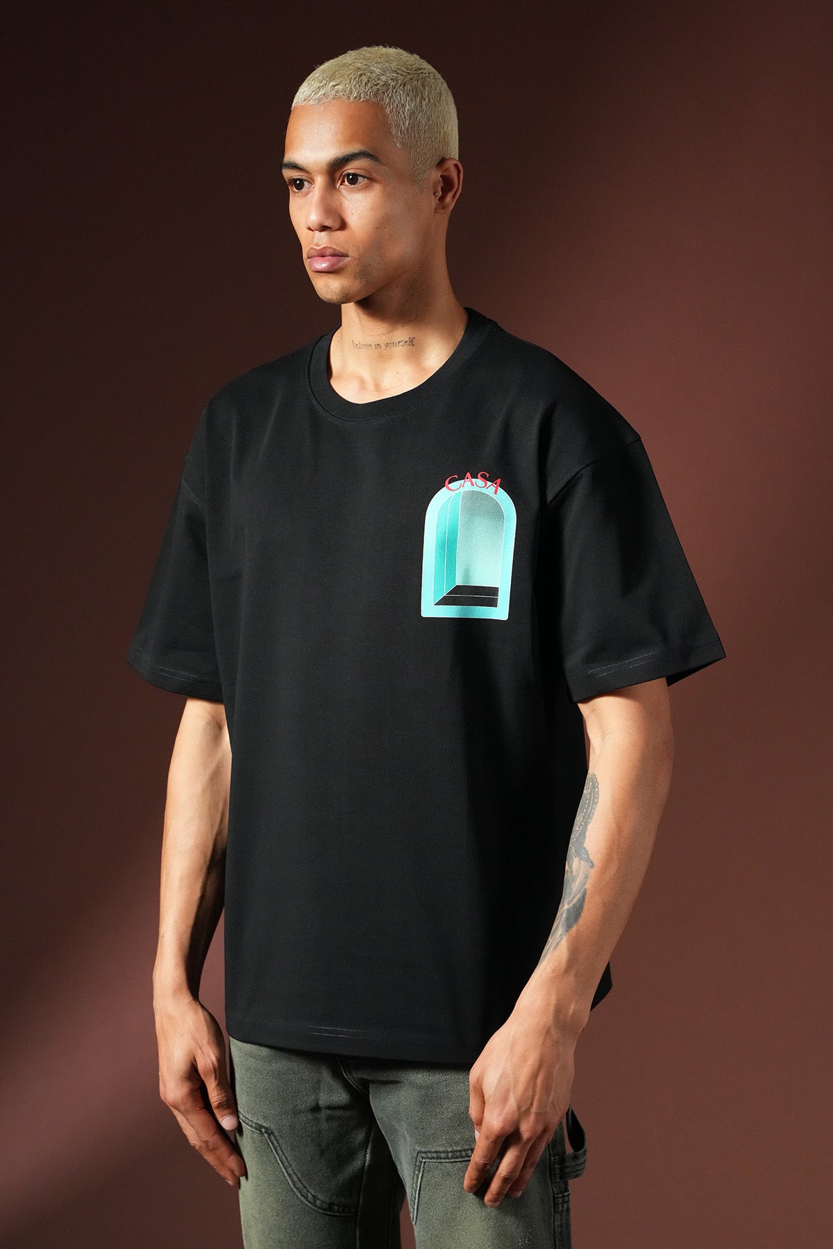 T-shirt Casa noir