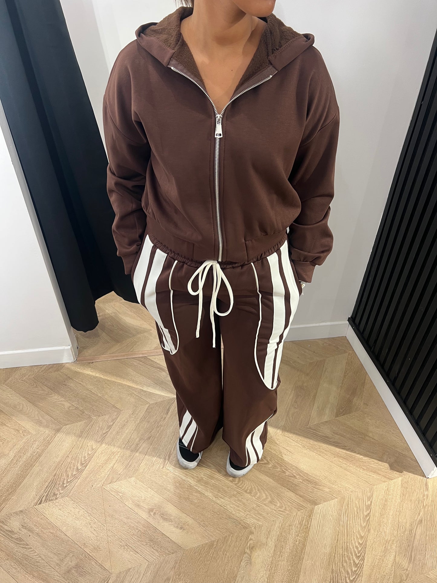 Ensemble marron 2 bandes