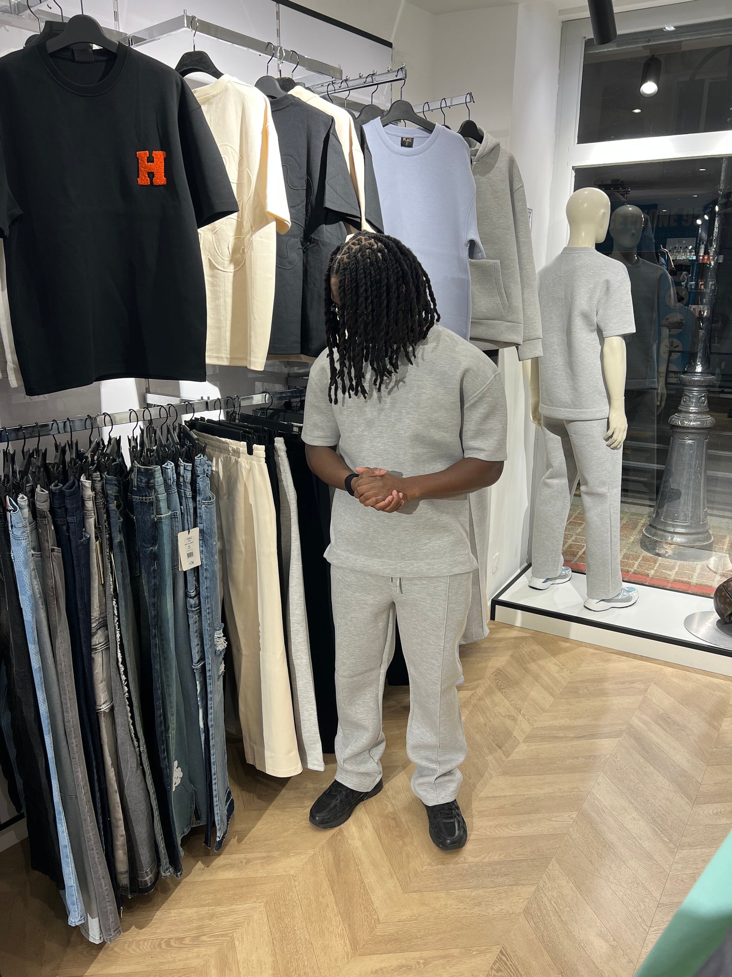 Ensemble néoprene gris