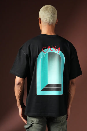 T-shirt Casa noir
