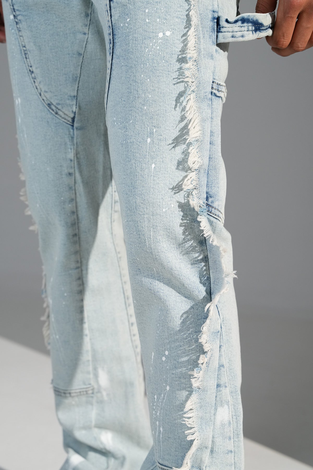 Jeans flare bleu claire