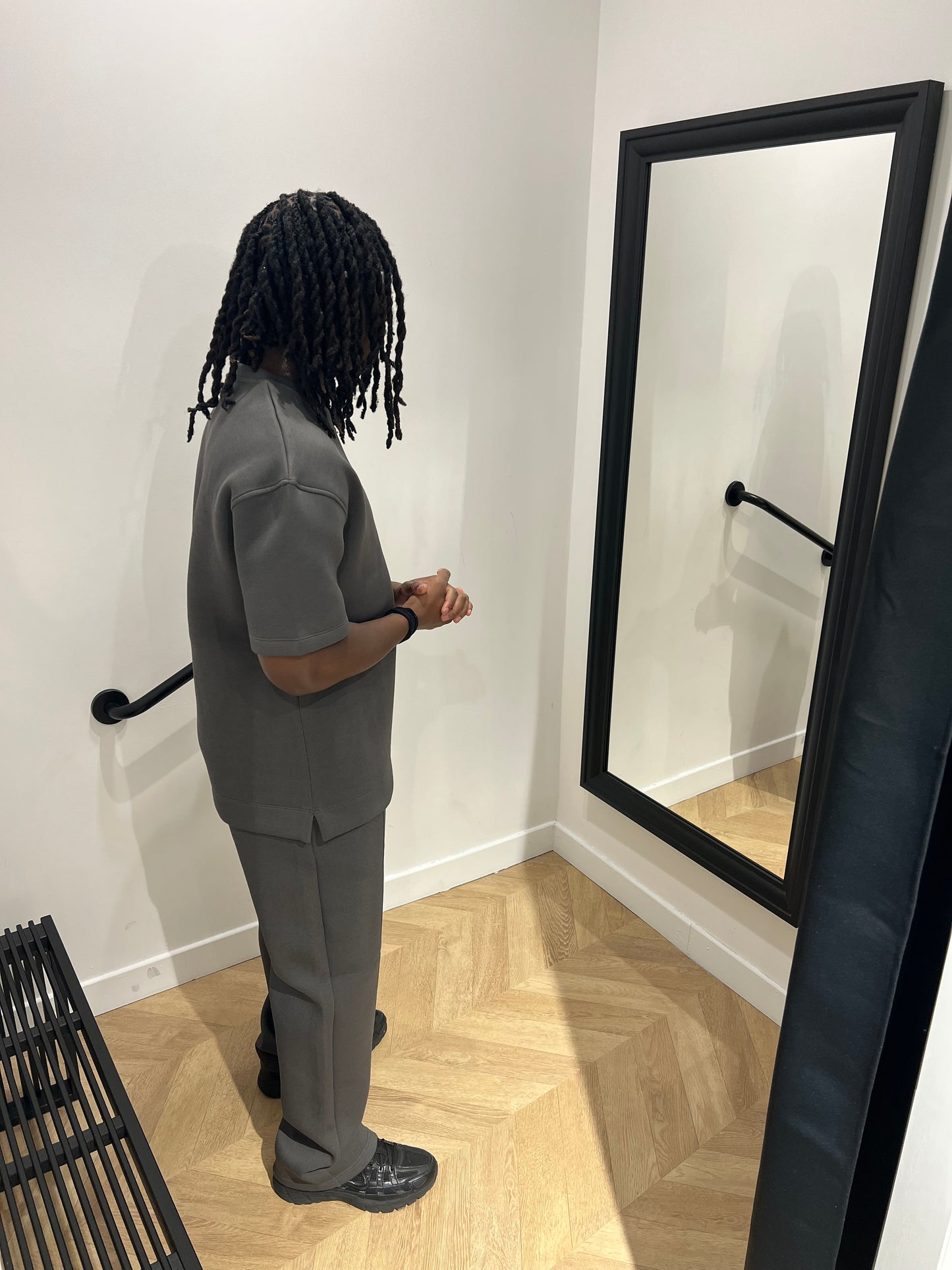 Ensemble Néoprene gris anthracite