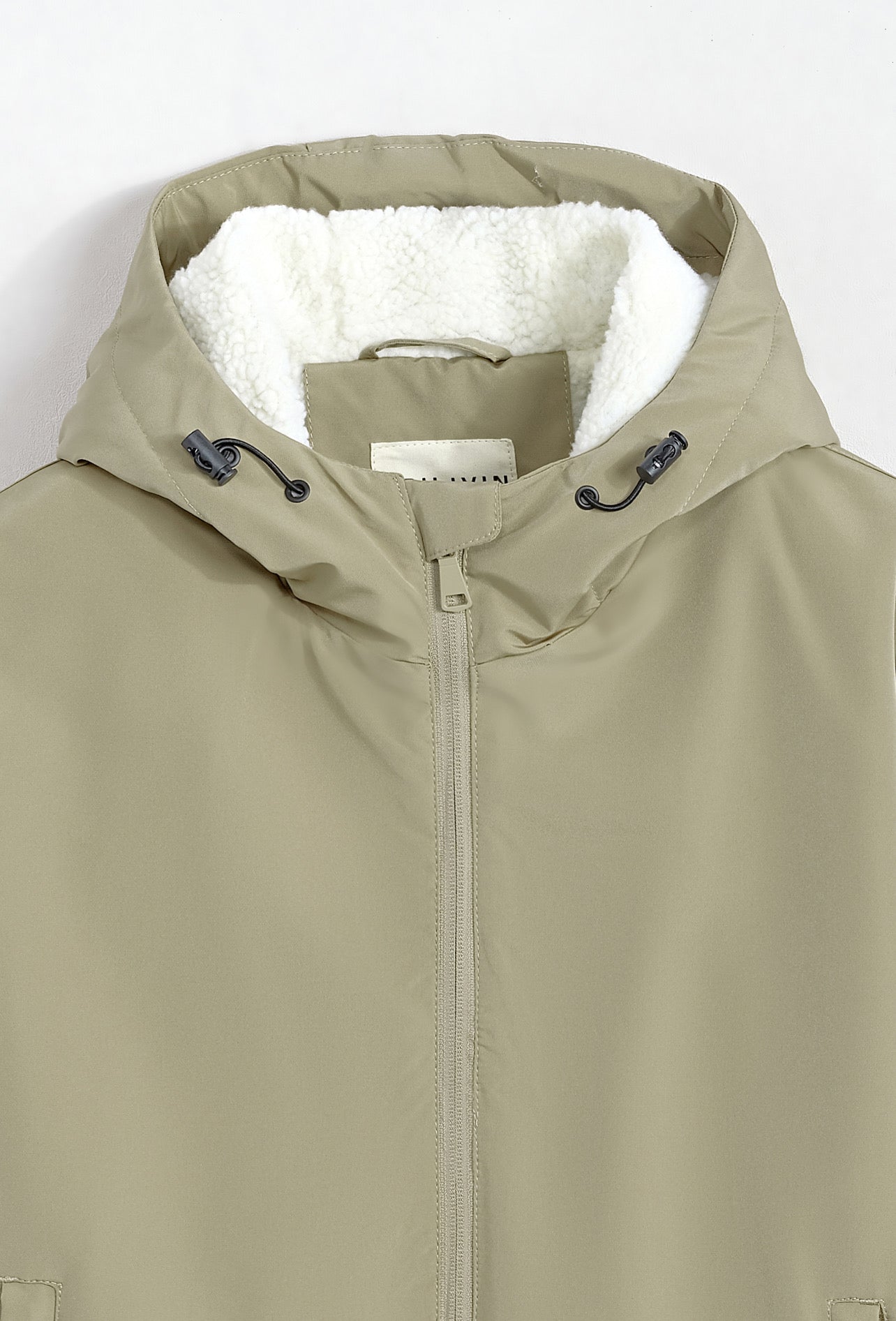 Parka moumoute beige