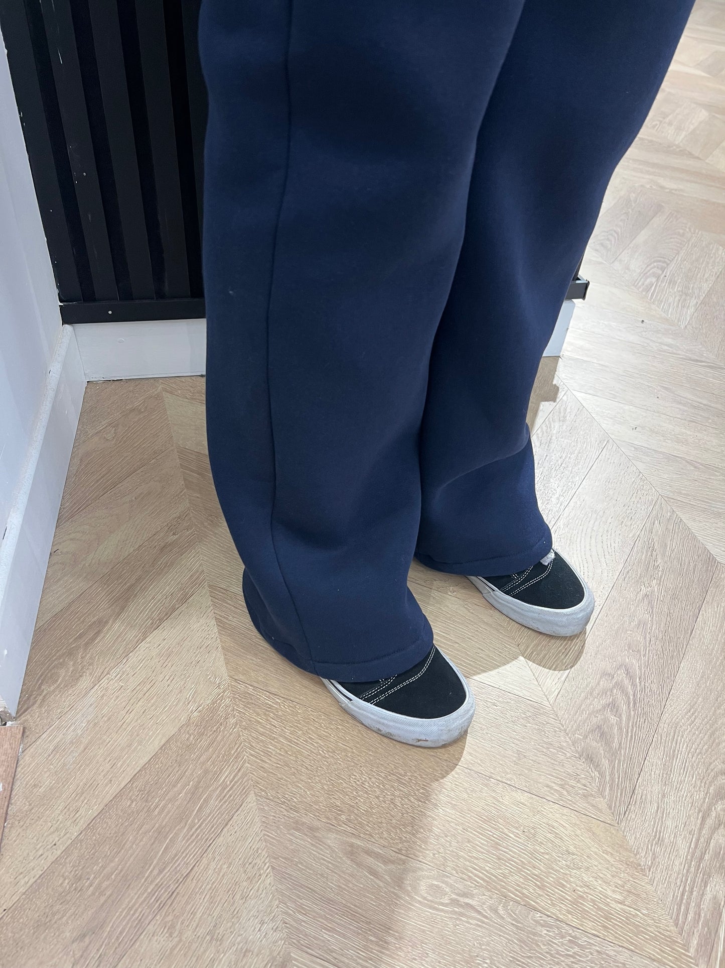 Ensemble simple à capuche bleu