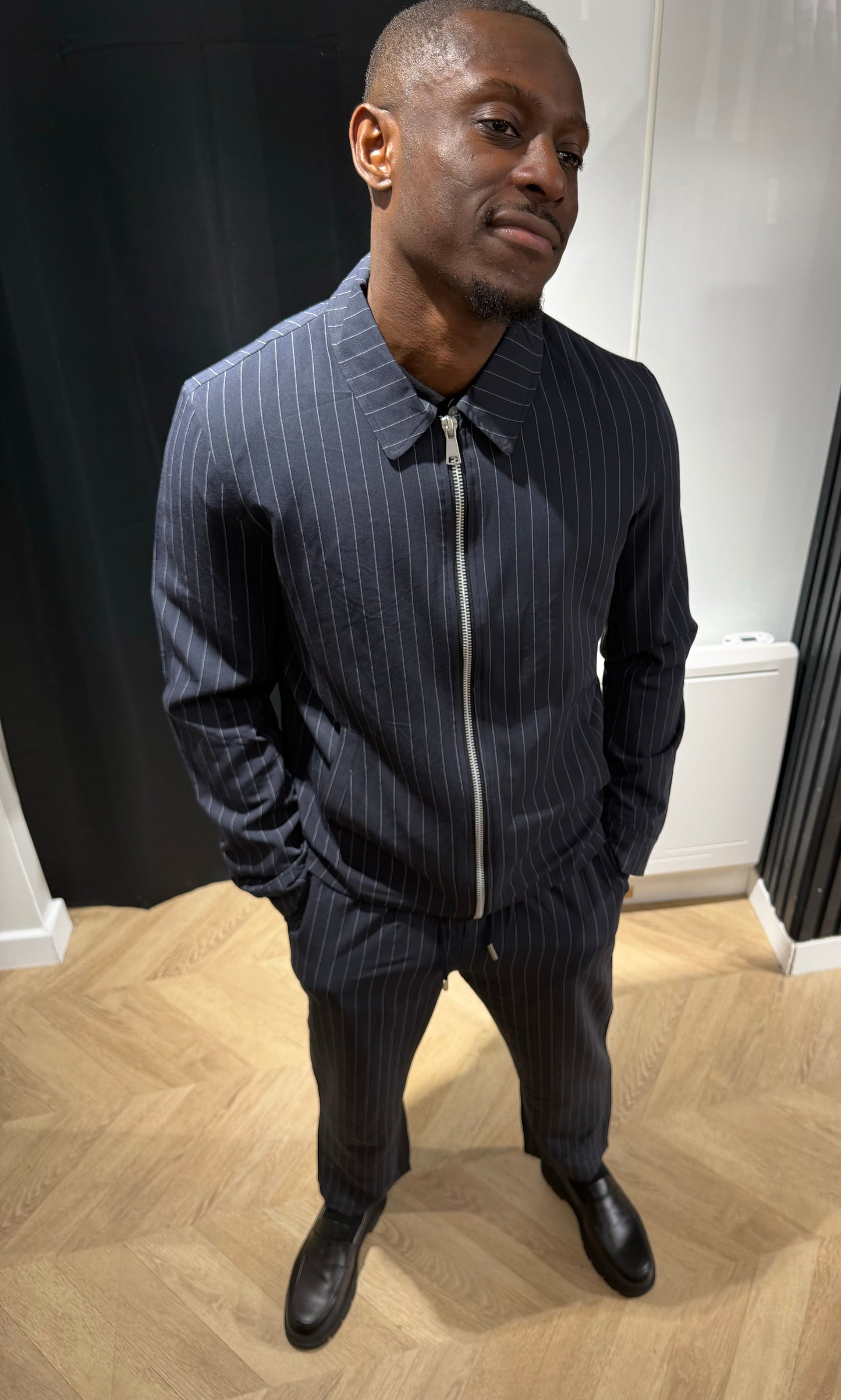 Ensemble rayure bleu marine