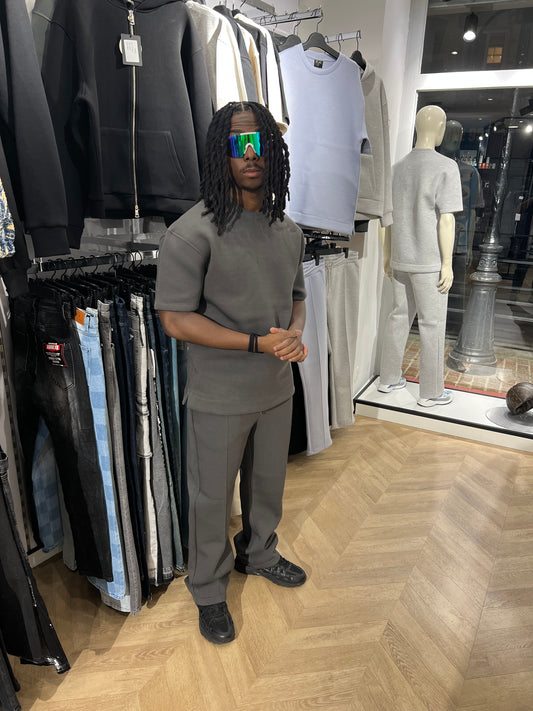 Ensemble Néoprene gris anthracite