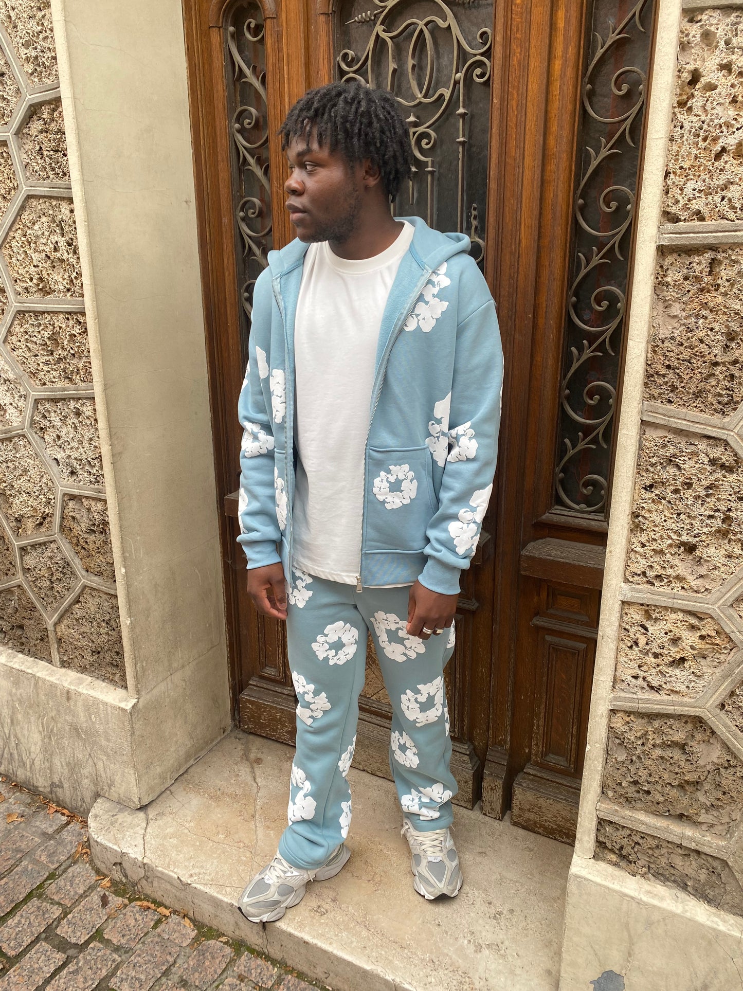 Ensembles Flowers bleu