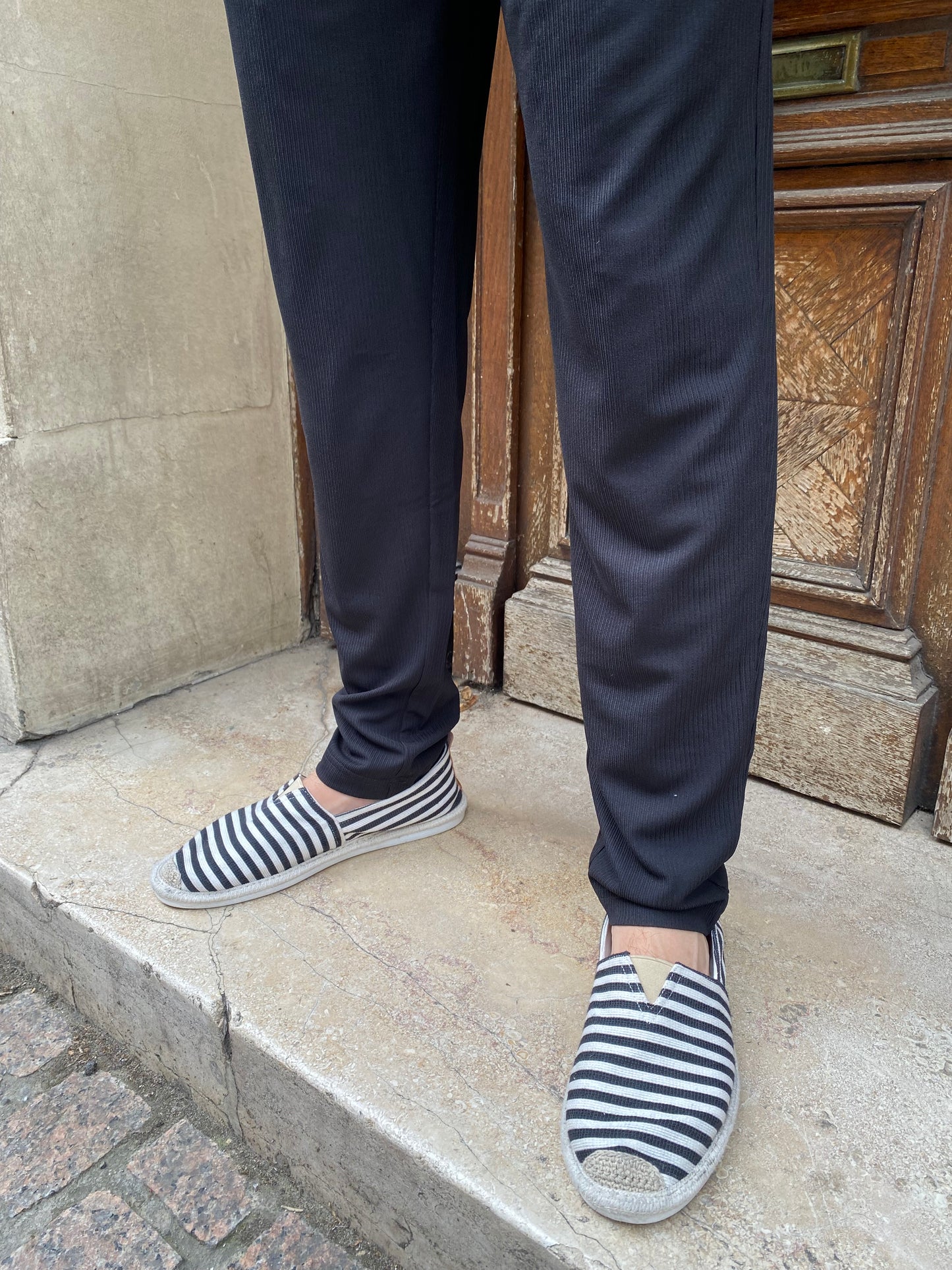 Ensemble plissé noir