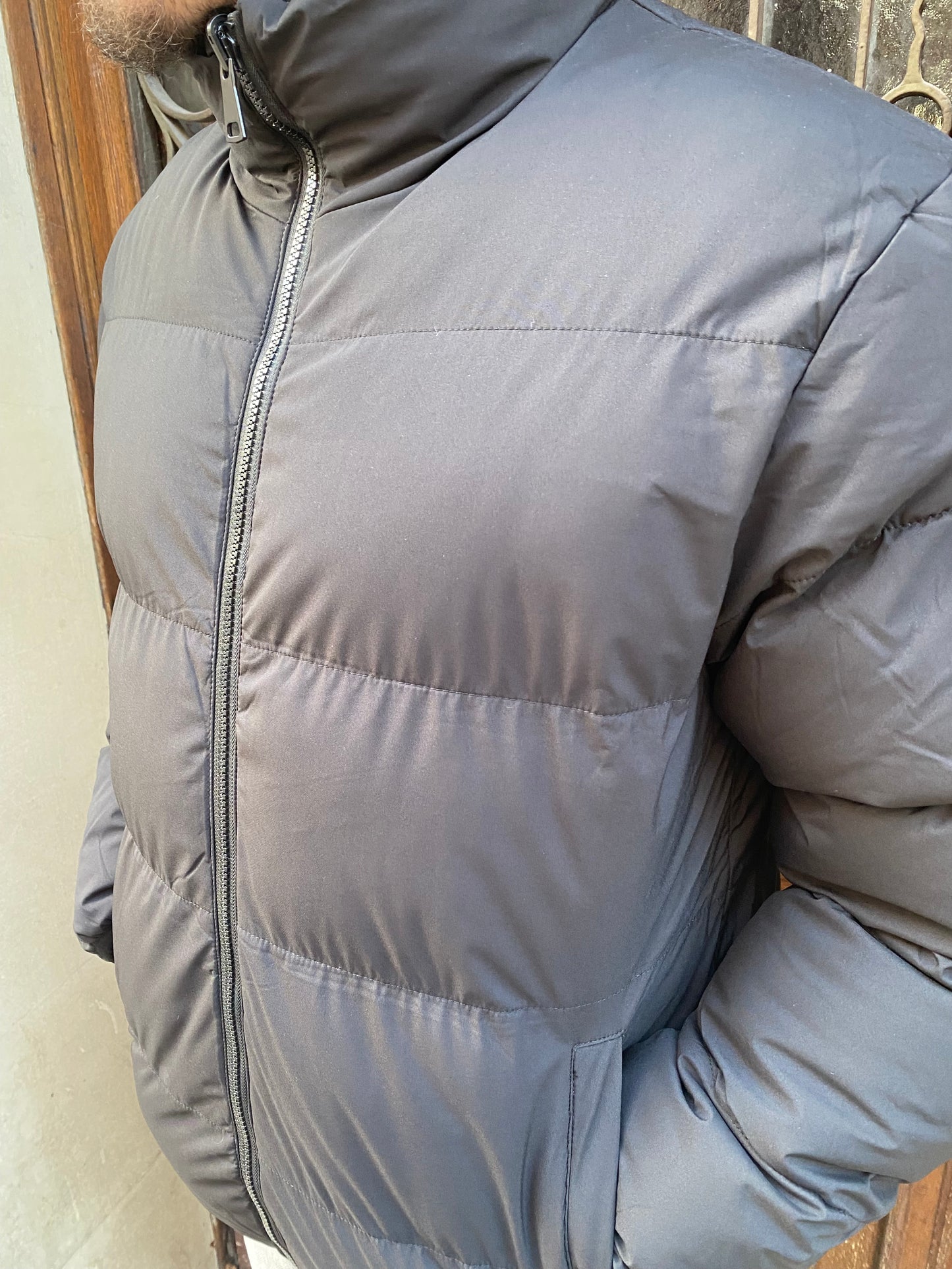 Doudoune noir réversible