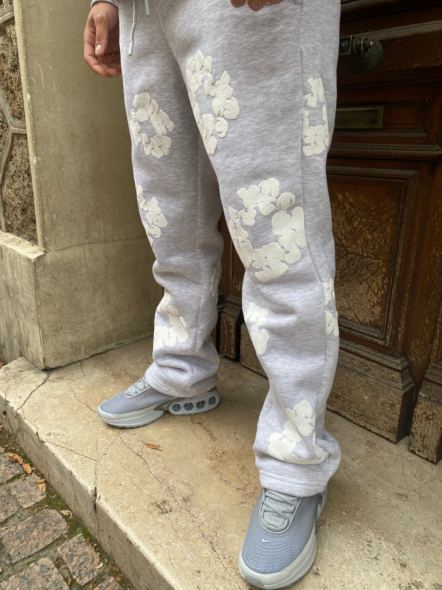 Ensembles Flowers gris