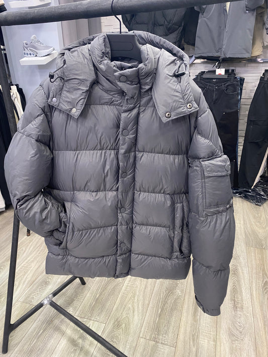 Doudoune grise Miya