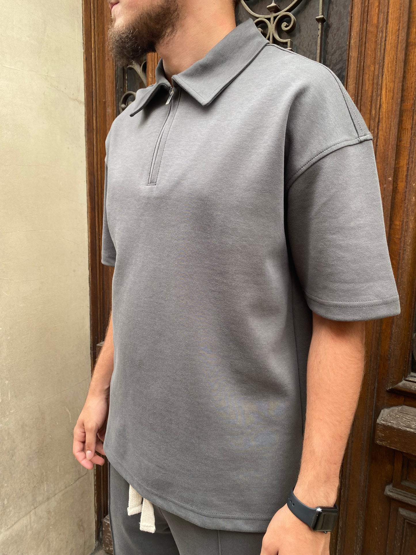 Ensemble cannes gris