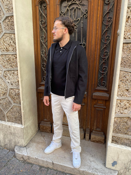 Pantalon à pince beige