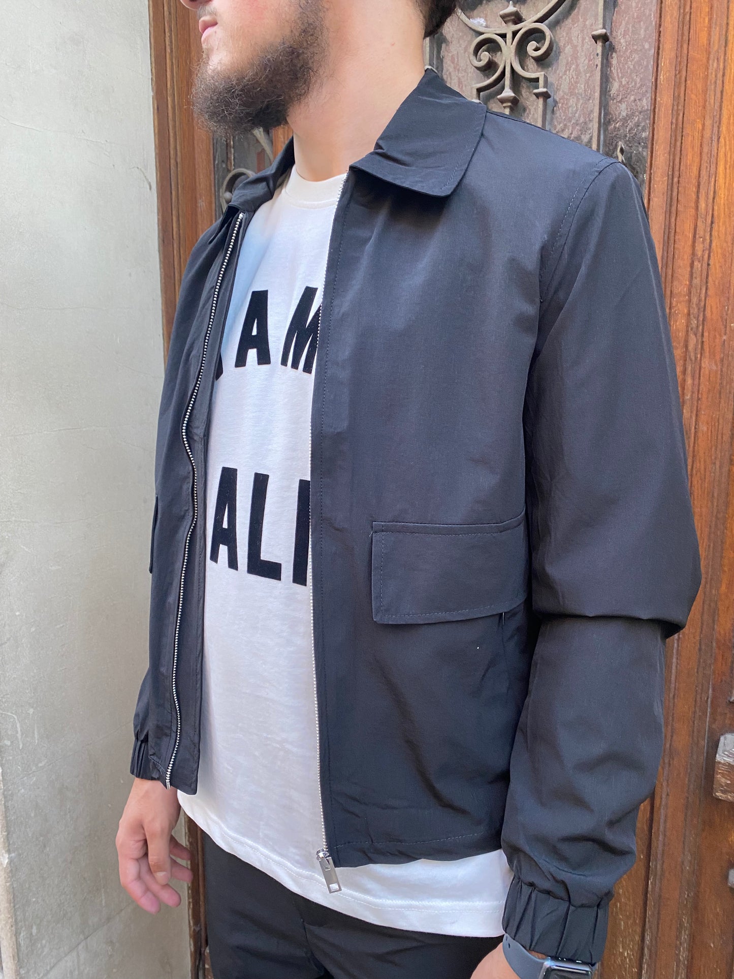 Ensemble noir à poches